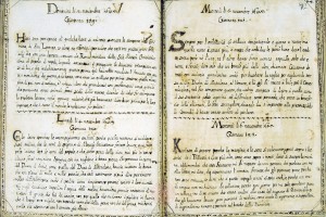 “Sollevazione di Tommaso Aniello di Napoli”. Manoscritto A. Molini (Biblioteca Universitaria di Bologna, ms. 2466). Storicamente.org
Copyright © Alma Mater Studiorum Università di Bologna – Biblioteca Universitaria di Bologna. All rights reserved. È vietata la riproduzione o duplicazione con qualsiasi mezzo.