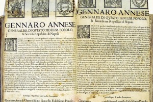 “Sollevazione di Tommaso Aniello di Napoli”. Manoscritto A. Molini (Biblioteca Universitaria di Bologna, ms. 2466). Storicamente.org
Copyright © Alma Mater Studiorum Università di Bologna – Biblioteca Universitaria di Bologna. All rights reserved. È vietata la riproduzione o duplicazione con qualsiasi mezzo.