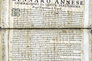 “Sollevazione di Tommaso Aniello di Napoli”. Manoscritto A. Molini (Biblioteca Universitaria di Bologna, ms. 2466). Storicamente.org
Copyright © Alma Mater Studiorum Università di Bologna – Biblioteca Universitaria di Bologna. All rights reserved. È vietata la riproduzione o duplicazione con qualsiasi mezzo.