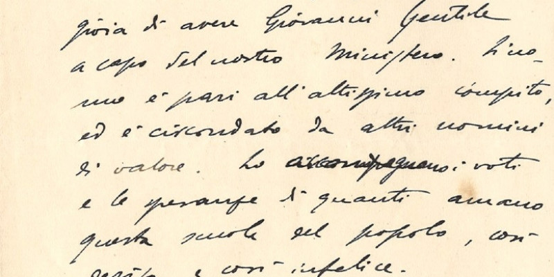 «Come un colpo di vento». Giorgio Gabrielli e Giuseppe Lombardo Radice. Con lettere inedite