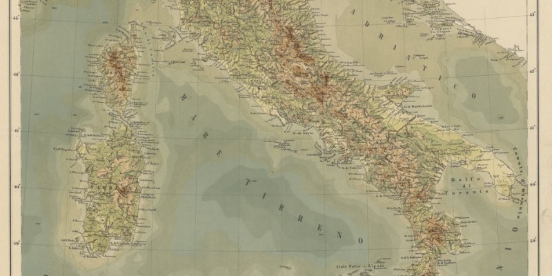 La costruzione geografica dell’Italia  dal Risorgimento alla prima espansione coloniale