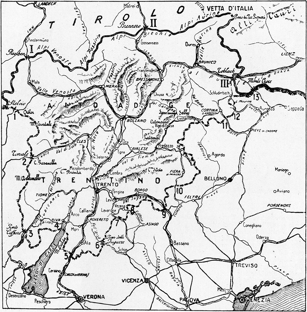 Itinerari stradali in Trentino e Alto Adige [Tedeschi 1915]
