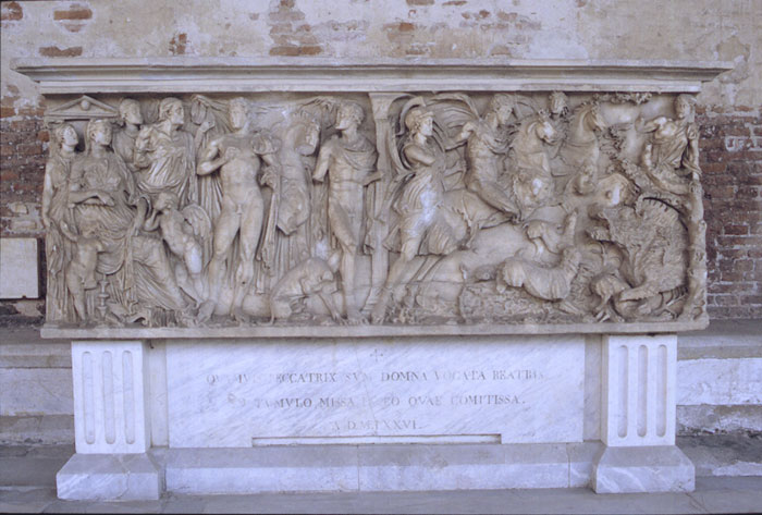 Fig. 1. Pisa, Camposanto, sarcophagus (II century A.D.)