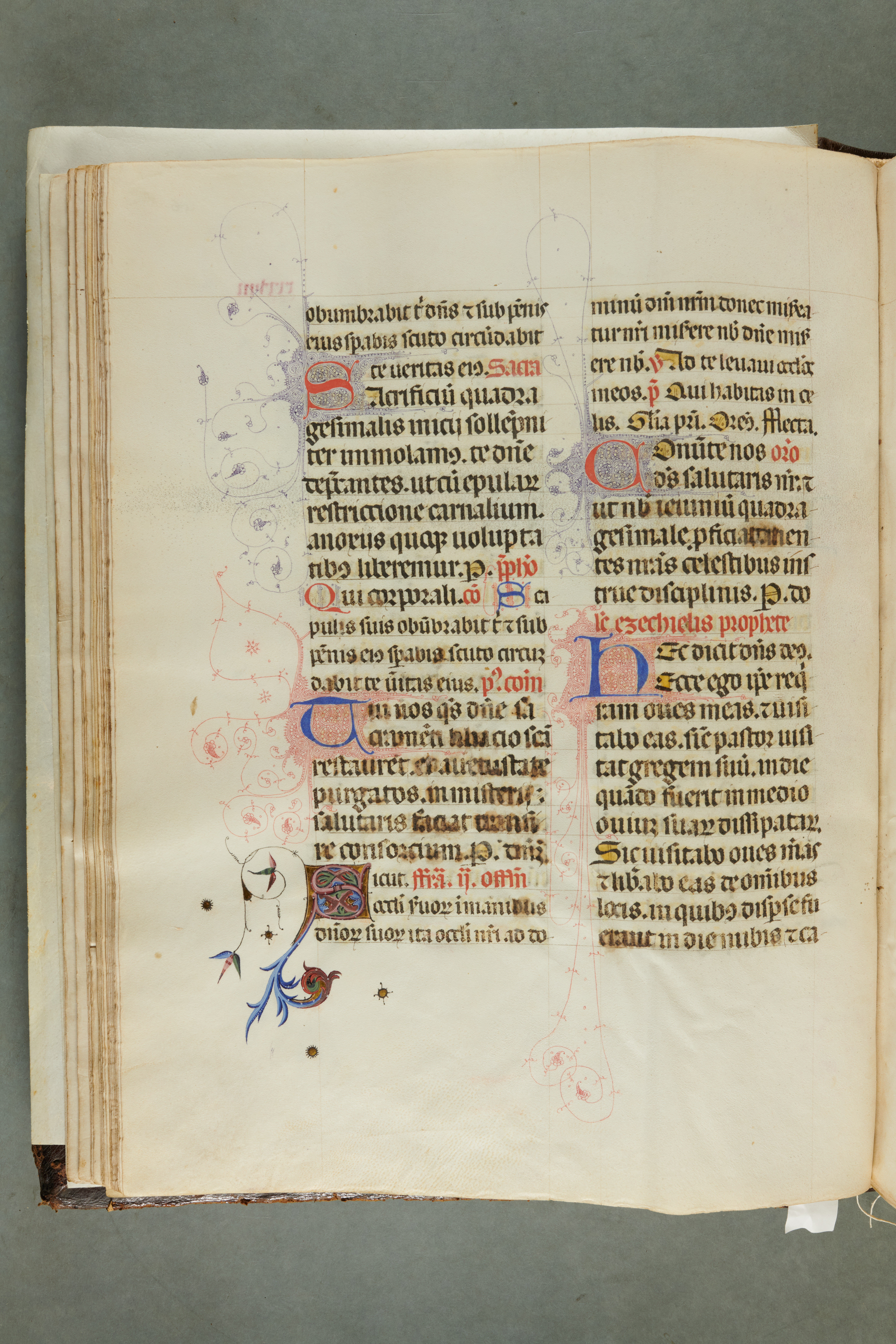 Fig. 12 Misal de Santa Eulalia, Barcelona, Arxiu Capitular, ms. 116, f. 38v, © Catedral de Barcelona. Drets reservats. Prohibida la reproducción total o parcial.