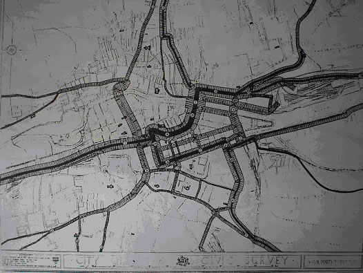 Cork Civic Survey, tavola del traffico. Da: Cork Corp, Cork: A Civic Survey, 1926, 15-16