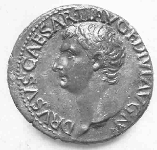 Fig.8: Asse con il ritratto di Druso Minore