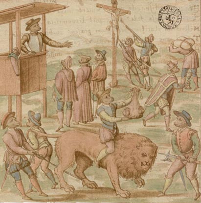 De Tristibus Galliæ carmen, s.l. e s.d., Bibliothèque Municipale de Lyon, ms. 156, f° 1, Tav.
  I