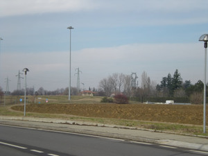 Villanova di Castenaso (BO) – infrastrutture della viabilità e campi arati.