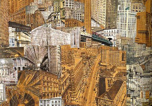 Paul Citroen, Metropolis, 1923, Collage, 76 x 59 cm, Prentenkabinet der Rijksunversiteit, Leiden, the Netherlands. c 1997 Paul Citroen/Licensed by VAGA, New York.