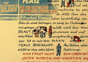 Copertina della prima edizione del libro Berlin Alexanderplatz di Alfred Döblin (1929).
